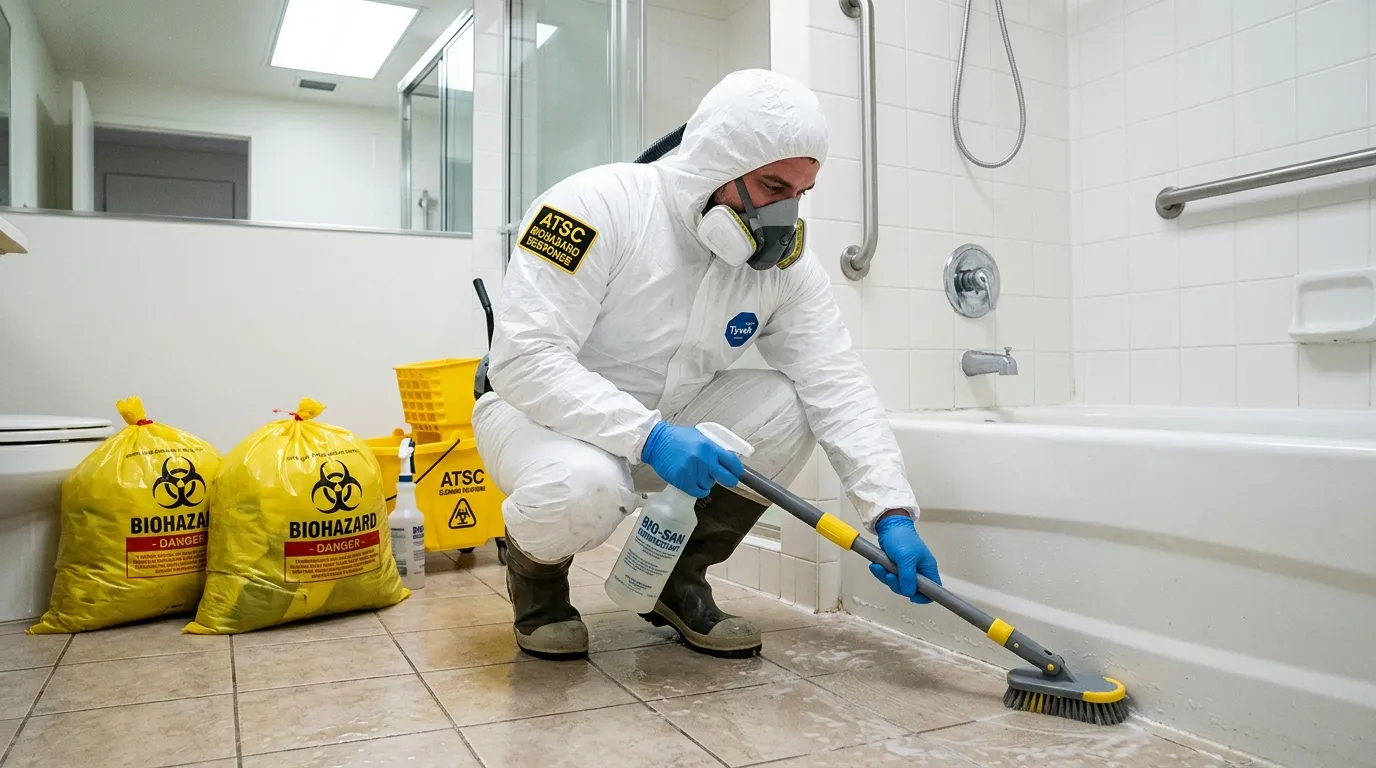 Decontamination equipment deployed for Blood Cleanup in Ocoee